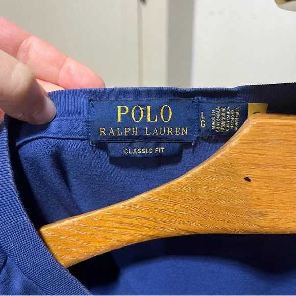 Polo by Ralph Lauren Classic Fit Tee Big Pony Logo Large Paint Splatter - Picture 4 of 8